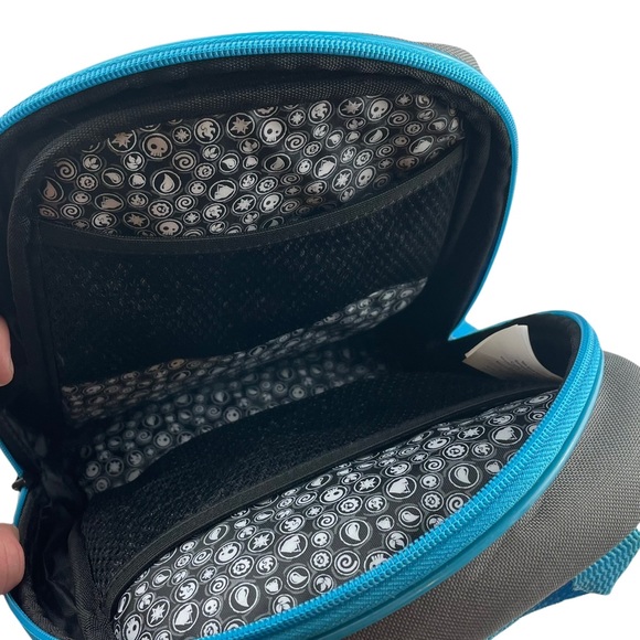 Skylanders Giants Mini Kids Toy BackPack Blue/Gray Collector Zipper Single Strap - Picture 6 of 8